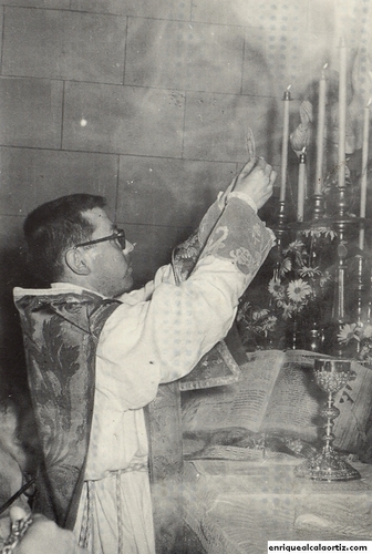 00.05.025. El sacerdote Francisco Cobo Serrano. 29 junio 1953.