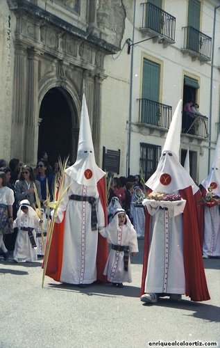 La Pollinica. Semana Santa, 1994. Priego. Foto, Arroyo Luna.