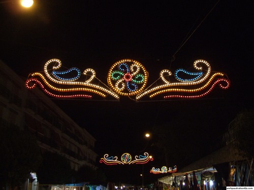 18.09.031. Feria Real. Iluminaciones extraordinarias. Priego, 2007.
