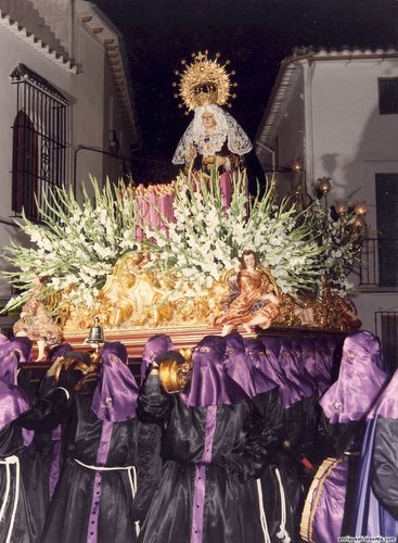 30.03.006. Dolores. 5-4-93. Semana Santa. Priego. Foto, Arroyo Luna.