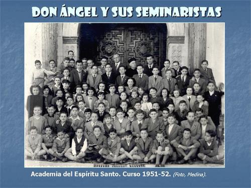 19.10.08. El sacerdote Ángel Carrillo Trucio y sus seminaristas. (1882-1970).
