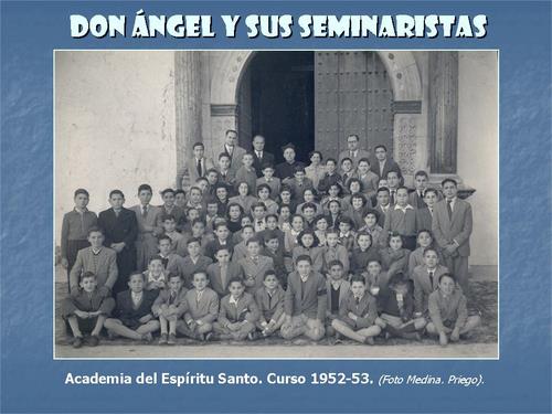 19.10.09. El sacerdote Ángel Carrillo Trucio y sus seminaristas. (1882-1970).