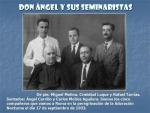 19.10.11. El sacerdote Ángel Carrillo Trucio y sus seminaristas. (1882-1970).
