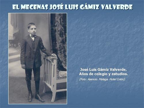 19.11.001. El mecenas José Luis Gámiz Valverde. (1903-1968).