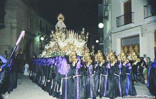 30.03.039. Dolores. Semana Santa, 1994. Priego. Foto, Arroyo Luna.