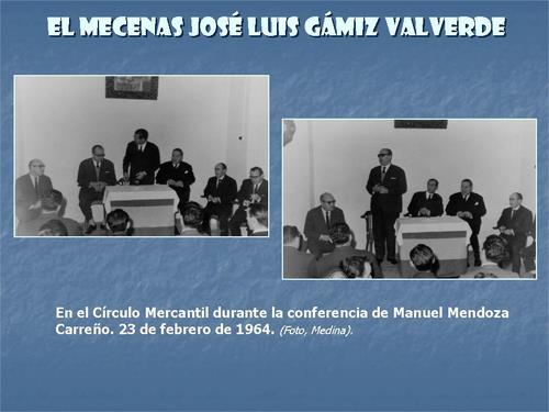 19.11.081. El mecenas José Luis Gámiz Valverde. (1903-1968).