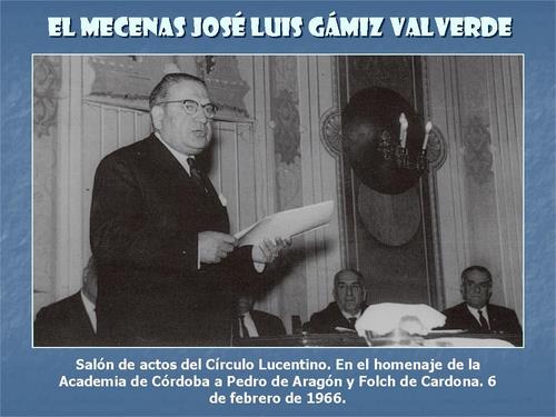 19.11.091. El mecenas José Luis Gámiz Valverde. (1903-1968).