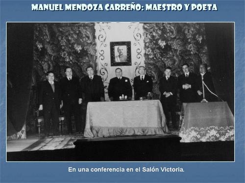 19.13.01.030. Manuel Mendoza Carreño, político, maestro y poeta. (1915-1987).