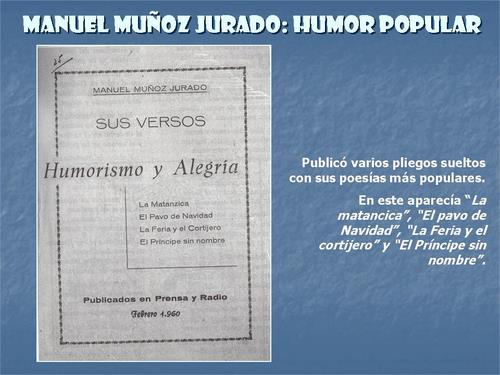 19.14.17. Manuel Muñoz Jurado, humor popular (1906-1975).