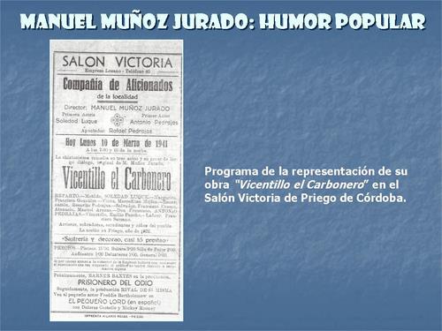 19.14.21. Manuel Muñoz Jurado, humor popular (1906-1975).