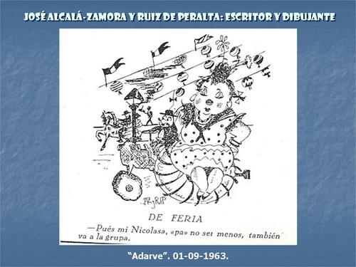 19.17.002. José Alcalá-Zamora y Ruiz de Peralta. Escritor y dibujante. (1924-1977).