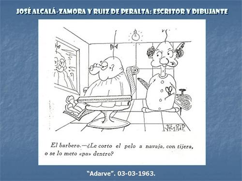 19.17.005. José Alcalá-Zamora y Ruiz de Peralta. Escritor y dibujante. (1924-1977).