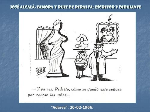 19.17.006. José Alcalá-Zamora y Ruiz de Peralta. Escritor y dibujante. (1924-1977).
