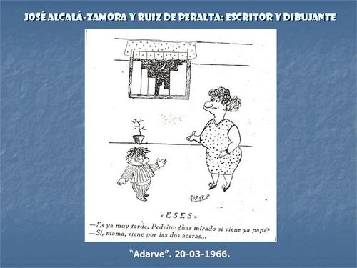 19.17.007. José Alcalá-Zamora y Ruiz de Peralta. Escritor y dibujante. (1924-1977).