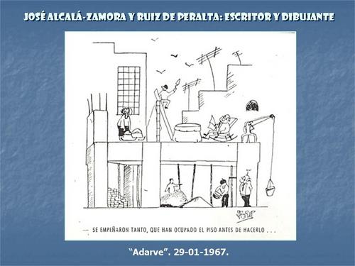 19.17.027. José Alcalá-Zamora y Ruiz de Peralta. Escritor y dibujante. (1924-1977).
