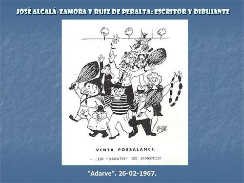 19.17.031. José Alcalá-Zamora y Ruiz de Peralta. Escritor y dibujante. (1924-1977).
