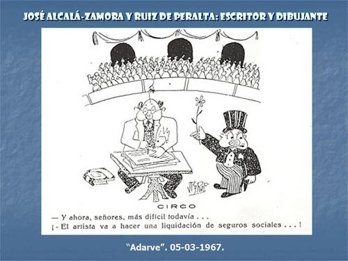 19.17.032. José Alcalá-Zamora y Ruiz de Peralta. Escritor y dibujante. (1924-1977).