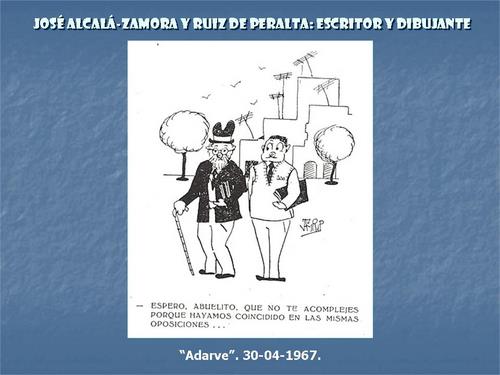 19.17.038. José Alcalá-Zamora y Ruiz de Peralta. Escritor y dibujante. (1924-1977).