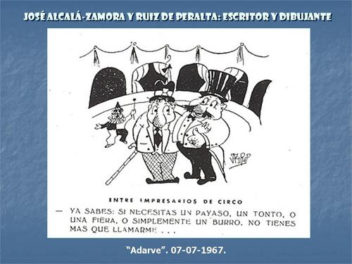 19.17.039. José Alcalá-Zamora y Ruiz de Peralta. Escritor y dibujante. (1924-1977).
