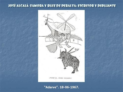 19.17.045. José Alcalá-Zamora y Ruiz de Peralta. Escritor y dibujante. (1924-1977).