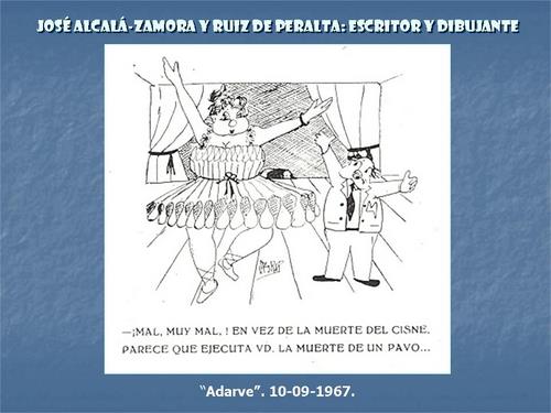 19.17.055. José Alcalá-Zamora y Ruiz de Peralta. Escritor y dibujante. (1924-1977).