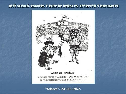 19.17.057. José Alcalá-Zamora y Ruiz de Peralta. Escritor y dibujante. (1924-1977).