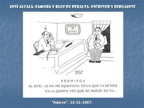 19.17.064. José Alcalá-Zamora y Ruiz de Peralta. Escritor y dibujante. (1924-1977).
