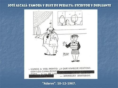 19.17.067. José Alcalá-Zamora y Ruiz de Peralta. Escritor y dibujante. (1924-1977).