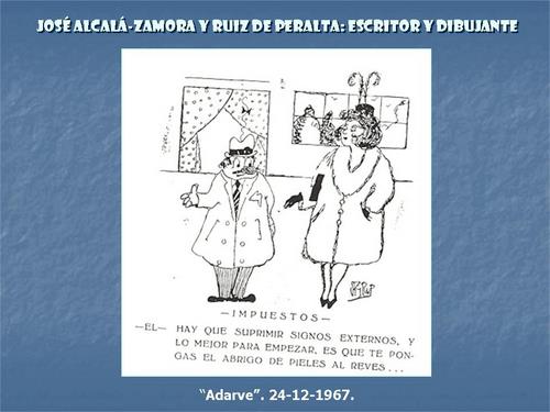 19.17.069. José Alcalá-Zamora y Ruiz de Peralta. Escritor y dibujante. (1924-1977).