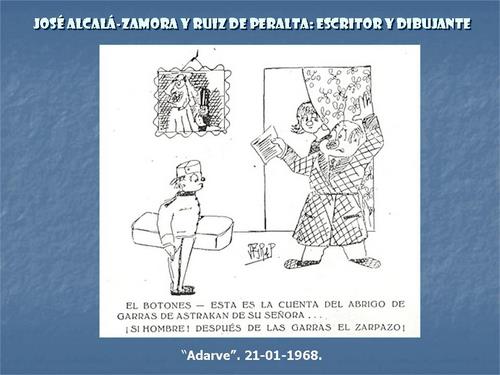 19.17.073. José Alcalá-Zamora y Ruiz de Peralta. Escritor y dibujante. (1924-1977).