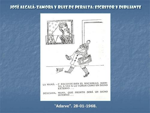 19.17.074. José Alcalá-Zamora y Ruiz de Peralta. Escritor y dibujante. (1924-1977).