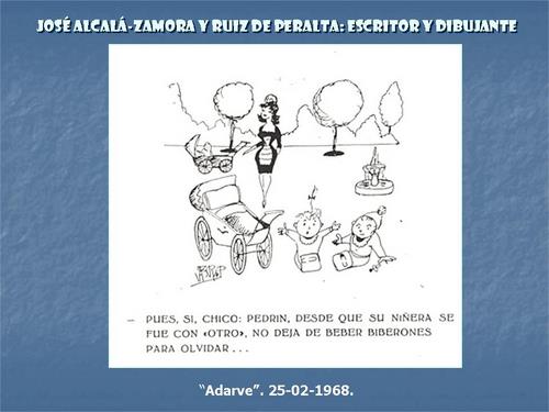 19.17.077. José Alcalá-Zamora y Ruiz de Peralta. Escritor y dibujante. (1924-1977).