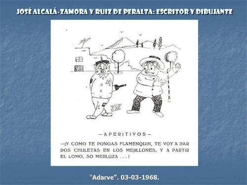 19.17.078. José Alcalá-Zamora y Ruiz de Peralta. Escritor y dibujante. (1924-1977).
