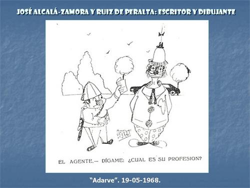 19.17.086. José Alcalá-Zamora y Ruiz de Peralta. Escritor y dibujante. (1924-1977).