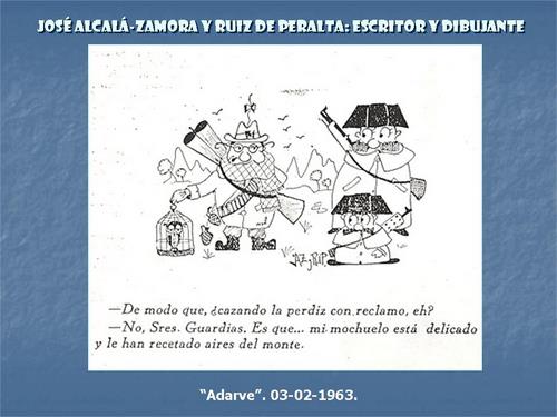 19.17.092. José Alcalá-Zamora y Ruiz de Peralta. Escritor y dibujante. (1924-1977).