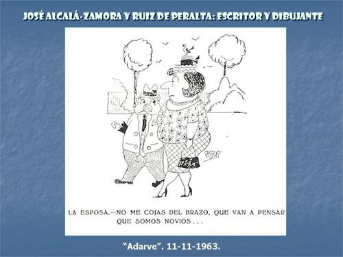 19.17.093. José Alcalá-Zamora y Ruiz de Peralta. Escritor y dibujante. (1924-1977).