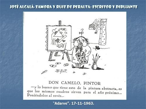 19.17.096. José Alcalá-Zamora y Ruiz de Peralta. Escritor y dibujante. (1924-1977).