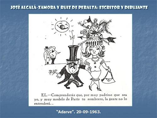19.17.097. José Alcalá-Zamora y Ruiz de Peralta. Escritor y dibujante. (1924-1977).