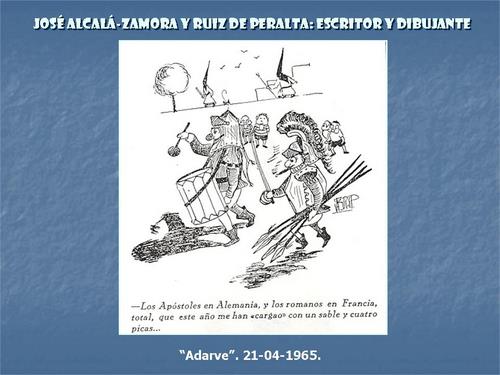 19.17.105. José Alcalá-Zamora y Ruiz de Peralta. Escritor y dibujante. (1924-1977).