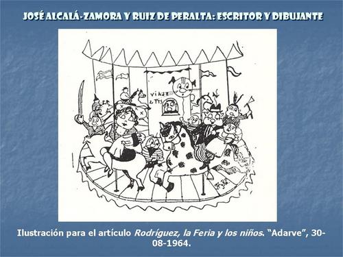 19.17.110. José Alcalá-Zamora y Ruiz de Peralta. Escritor y dibujante. (1924-1977).