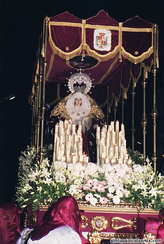 30.04.021. Caridad. Semana Santa, 1998. Priego. Foto, Arroyo Luna.