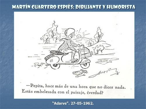 19.18.40. Martín Cuartero Espiés, dibujante, humorista y escaparatista.