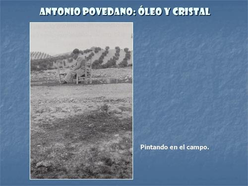 19.19.01.04. Antonio Povedano, óleo y cristal.