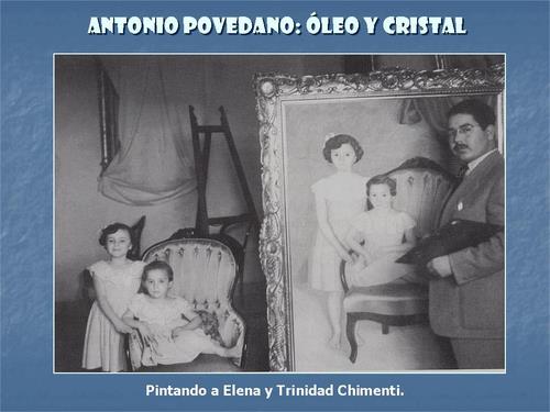 19.19.01.11. Antonio Povedano, óleo y cristal.