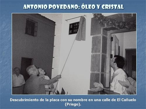 19.19.01.45. Antonio Povedano, óleo y cristal.