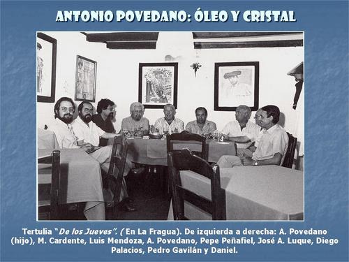 19.19.01.58. Antonio Povedano, óleo y cristal.