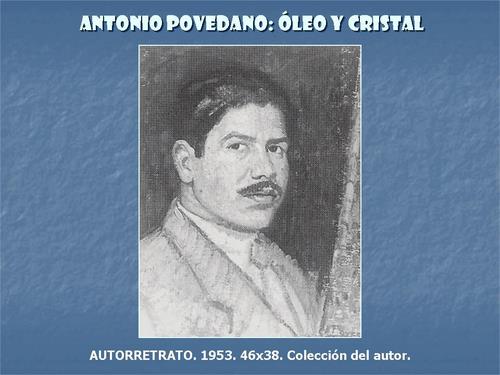 19.19.02.01. Antonio Povedano, óleo y cristal.