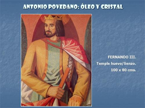 19.19.02.33. Antonio Povedano, óleo y cristal.