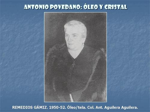 19.19.02.43. Antonio Povedano, óleo y cristal.