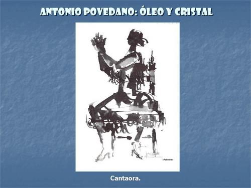 19.19.02.64. Antonio Povedano, óleo y cristal.